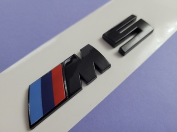 Эмблема M-Power 5, черная глянцевая, для BMW