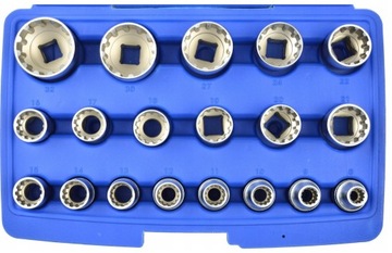 NASADKI DWUNASTOKĄTNE SPLINE TORX ZESTAW NASA