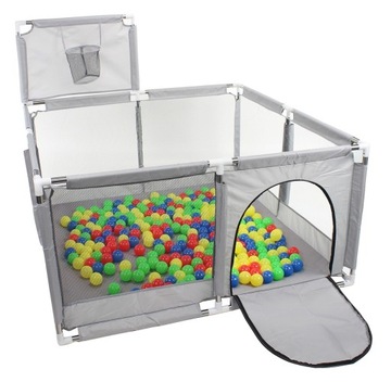 KOJEC dla DZIECKA 126cm SUCHY BASEN+KOSZ+100 piłek