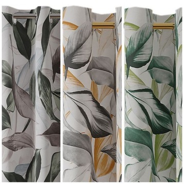 МАТЕРИАЛ ТКАНИ ДЛЯ ШТОР ИСТОРИЯ LEAVES GREEN 140