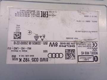 AUDI A4 B9 A5 F5 НАВИГАЦИОННОЕ СЧИТЫВАТЕЛЬ MIB HS SIM 19R