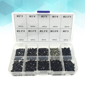 500 шт. НАБОР СМЕННЫХ КРЕСТОВЫХ ВИНТОВ ДЛЯ НОУТБУКА