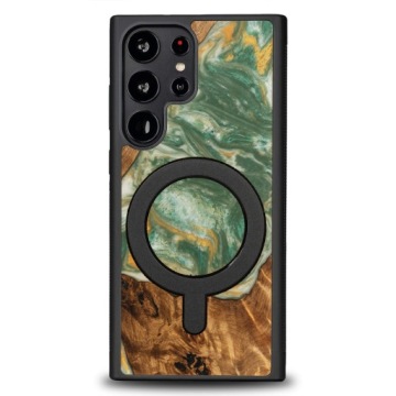 Pouzdro Bewood Unique pro Samsung Galaxy S23 Ultra 4 Živly Voda s MagSafe