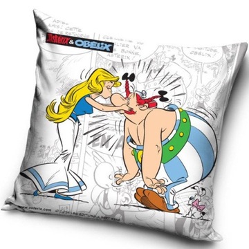Poszewka Asterix Obelix 40x40 Dziecięca Bawełniana
