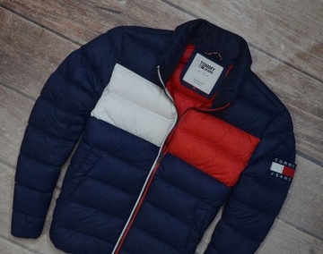 157 TOMMY HILFIGER MODNA ZIMOWA MĘSKA KURTKA L