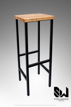 HOKER BAROWY STOŁEK LOFT INDUSTRIALNY