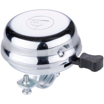 GŁOŚNY METALOWY DZWONEK ROWEROWY CLASSIC SILVER DUNLOP 56mm