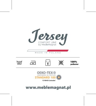 Наматрасник 90x200 Толстый стеганый чехол JERSEY