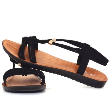 ЖЕНСКИЕ ЧЕРНЫЕ ЭЛЕГАНТНЫЕ САНДАЛИИ НА ЛЕТО