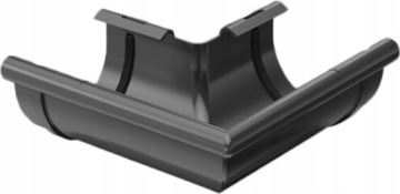 Внешний уголок для желоба Ø 125 Proaqua Budmat ПВХ