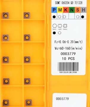 PŁYTKI WIELOOSTRZOWE SOMT 060204 QD TE1328