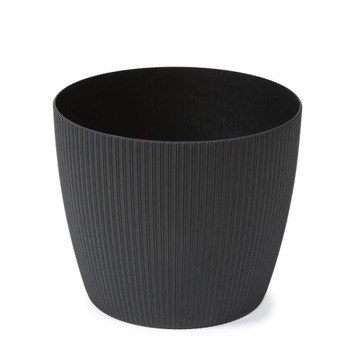 Doniczka Osłonka MAGNOLIA JUMPER śr. 16cm CZARNY