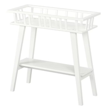 IKEA LANTLIV - stojak na doniczkę biały 68 cm