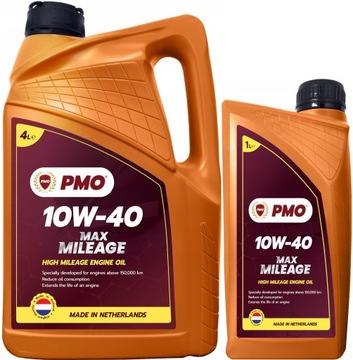 Olej PMO Max-Mileage 10W40 5L - Olej do starszych aut!!