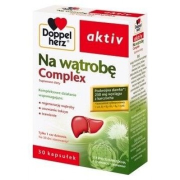 DOPPELHERZ AKTIV Na wątrobę Complex - 30 kapsułek