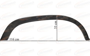 VOLVO FH4 ДИСКИ КОЛЕСНАЯ АРКА НАКЛАДКА ЛЕВОЕ КРЫЛО