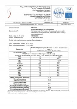OLEJ Z OSTROPESTU TŁOCZONY NA ZIMNO 100 ml