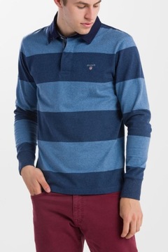 GANT BARSTRIPE HEAVY RUGGER LONG SLEEVE W PASKI/ M