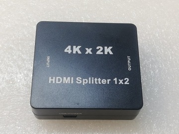 AKTYWNY SPLITTER HDMI 1xwejście 2x wyjście 4K