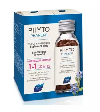 PHYTO PHYTOPHANERE DUO Kapsułki włosy i paznokcie 2 x 120 kapsułek