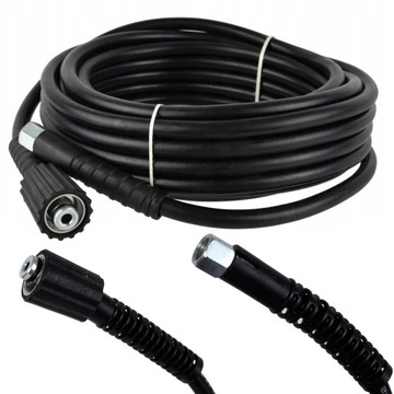 WĄŻ DO MYJKI CIŚNIENIOWEJ PRZEWÓD WKRĘCANY 10m