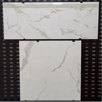 Płytki na schody CARRARA 30x60 POŁYSK komplet
