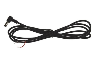 Przewód Wtyk DC 2,5/5,5/9,5 kąt kątowy 1,5m (0230)