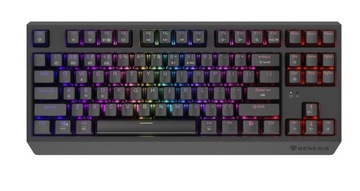 Беспроводная механическая клавиатура Thor230 TKL RGB Silent Lemon с возможностью горячей замены