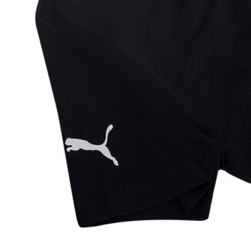 Puma t-shirt koszulka męska czarna klasyczna bawełna 768123 01 2XL