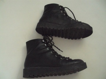 ЧЕРНЫЕ ботинки, ботинки траппер, H&M размер 40
