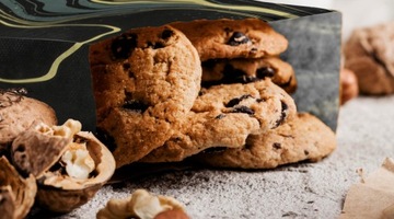 Пакеты из блочной бумаги MARBLE, рисунок ЭКО, 10 шт.