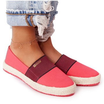 ESPADRYLE BIG STAR PLECIONKA HH274478 CZERWONE 39