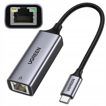 UGREEN ZEWNĘTRZNA KARTA SIECIOWA USB C - RJ45 1000 MBPS GIGABIT ETHERNET