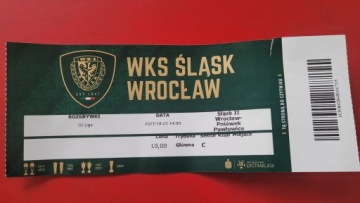 Bilet Śląsk Wrocław - Pniówek Pawłowice