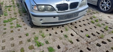 zderzak przedni przód BMW e46 lift titansilber ładny z belką sedan kombi