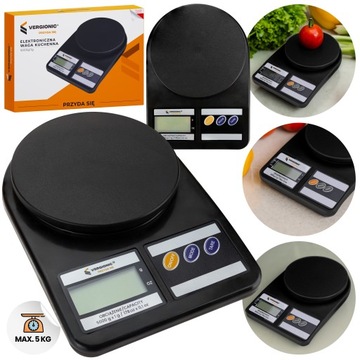 Elektroniczna waga kuchenna 5kg/1g VERGIONIC