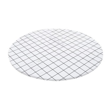 Dopasowany obrus z gumką, szary 120 cm