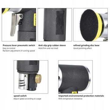 ПНЕВМАТИЧЕСКАЯ ОРБИТАЛЬНАЯ ЭКСЦЕНТРИЧЕСКАЯ ШЛИФОВАЛЬНАЯ СТАНКА