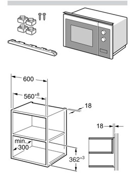 Amica AMMB 20E5SGV STUDIO микроволновая печь 20л