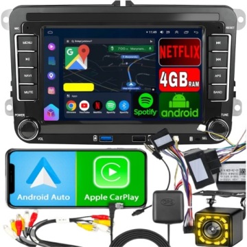 Radio pro Volkswagen Seat Skoda Vw Passat B6 B7 Golf 5 V 6 Wifi Gps Android