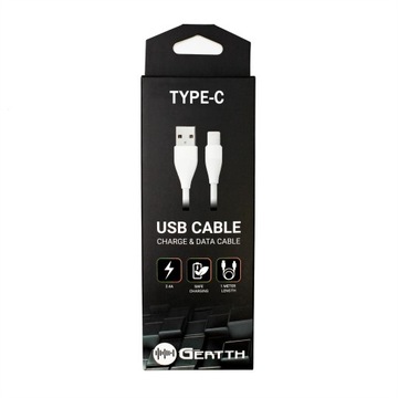 Kabel TYPE-C Gertth USB CABLE 1m 2,4 A