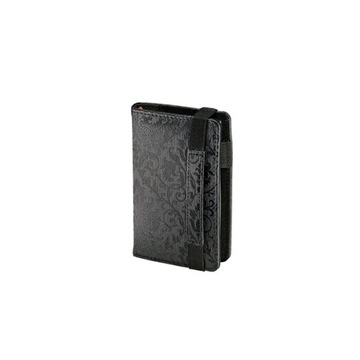 Notes premium czarny A6 z wkładem zapięcie na gumkę Capri 100 kartek gładki