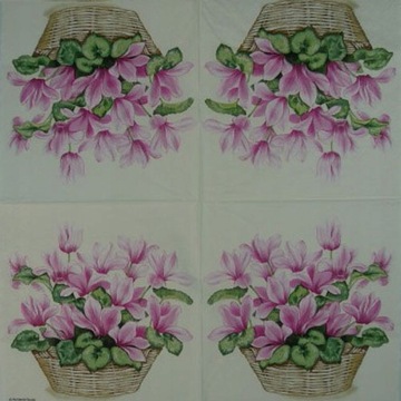 serwetka, serwetki 33x33 - 20szt - 0147 kwiaty