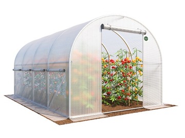 САДОВЫЙ ТУННЕЛЬ UV-4 ТЕПЛИЦА 4x2,5м ПАЛАТКА ИЗ ПЛЕНКИ 9 ОКОН 10м2 + БЕСПЛАТНО