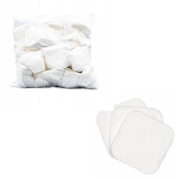 PŁATKI WACIKI KOSMETYCZNE BAWEŁNIANE 500g KWADRAT 7,5X7,5