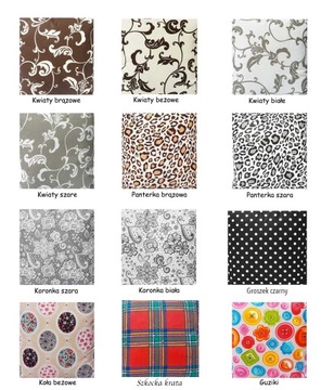 Kwadratowa poduszka taboret stołek 30x30cm DUŻY WYBÓR WZORÓW