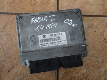 FABIA I 1.4MPI STEROWNIK SILNIKA 047906033D