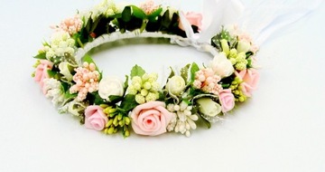 wianek komunijny na kok,wianki komunijne,na koczek