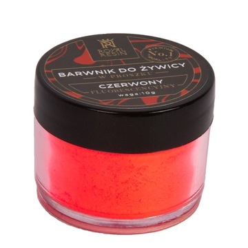 Barwnik Fluorescencyjny CZERWONY 10g Royal Resin