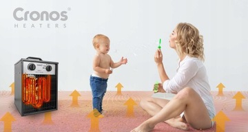 ЭЛЕКТРИЧЕСКИЙ НАГРЕВАТЕЛЬ ФАРЕЛКА ВЕНТИЛЯТОР НАГРЕВАТЕЛЯ ТЕРМОСТАТ 3,3кВт